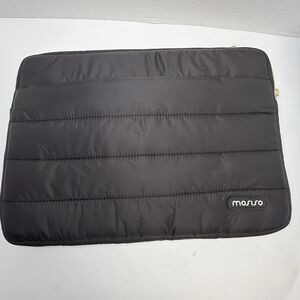 MOSISO Puffy Padded Laptop Sleeve Black 13 Inch New